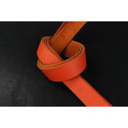 Ременная заготовка рыжая с лицевой отделкой+ плита терра