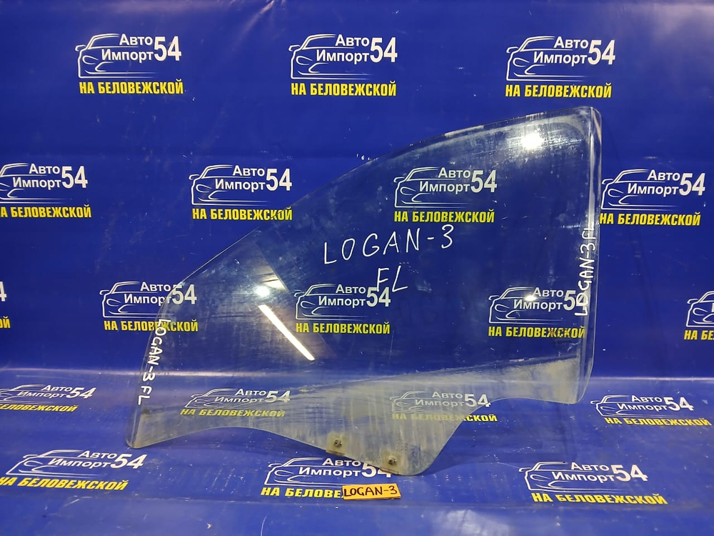 Стекло двери передней левой RENAULT LOGAN 2010
