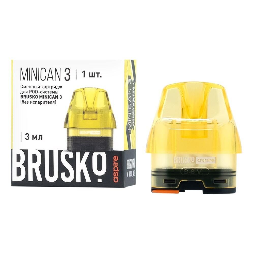 BRUSKO &amp; Aspire - MINICAN 3 Yellow (Empty)