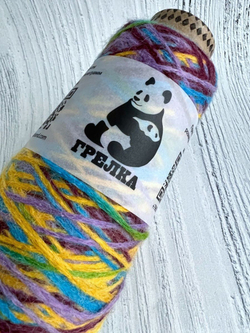 Пряжа для вязания альпака теплая пушистая