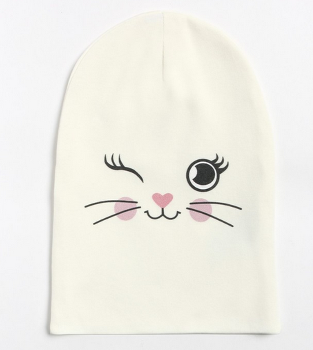 Шапка детская, цвет молочный, р. 44/ 9871356 Linas baby