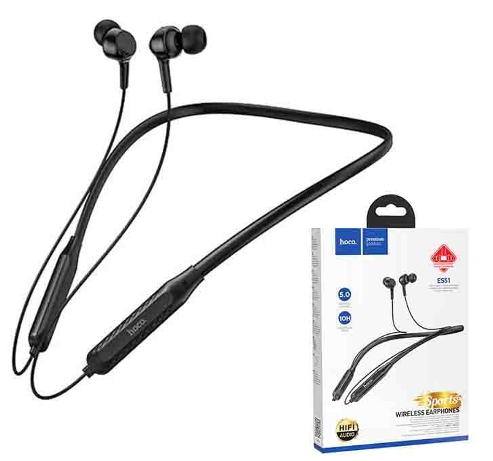 Спортивные наушники Bluetooth HOCO ES51 (черный)