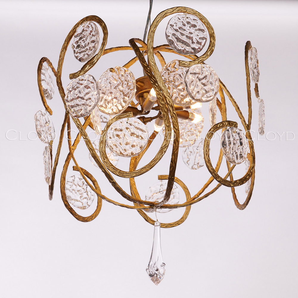 Люстра Cloyd MAZE C6 / Ø45 см - латунь (арт.10446)