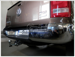 Фаркоп оцинкованный Galia V076C для Volkswagen Amarok 2010-(паспорт и сертификат в комплекте)(без электрики)
