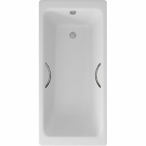 Ванна чугунная Delice Parallel Comfort DLR220505R 170x70 белая с ручками