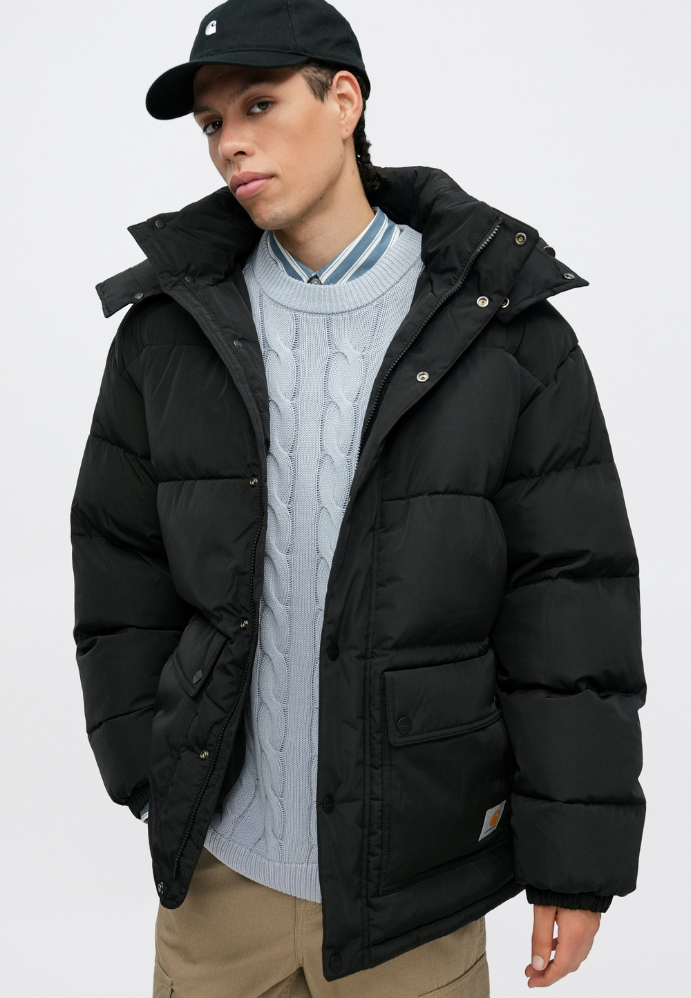 Carhartt WIP BRENT - Зимняя куртка - Чёрный