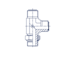 Штуцер FMLA D22-25 ORFS 1.7/16 - UNF 15/16