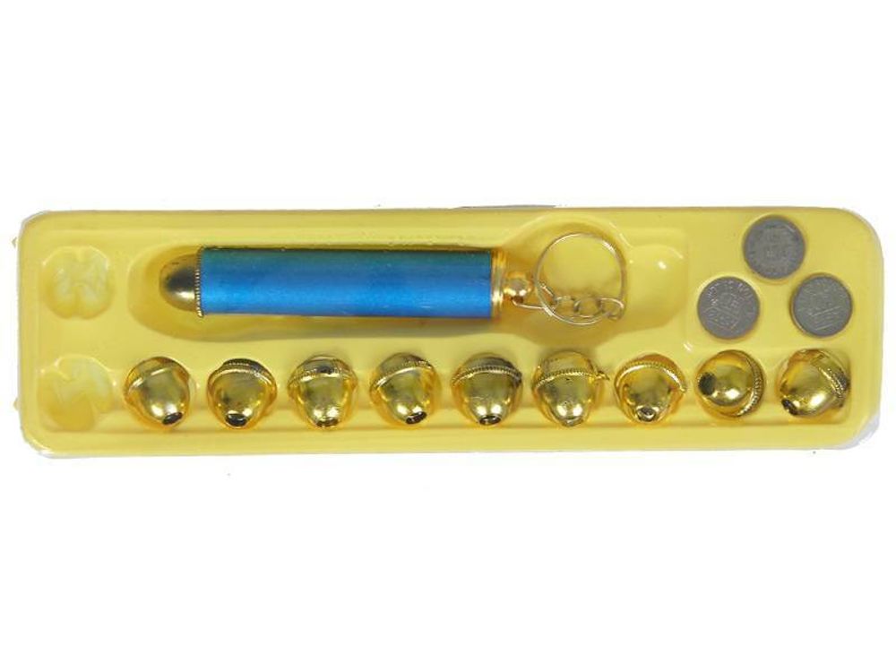 Брелок указка Лазер №10 (10 насадок)