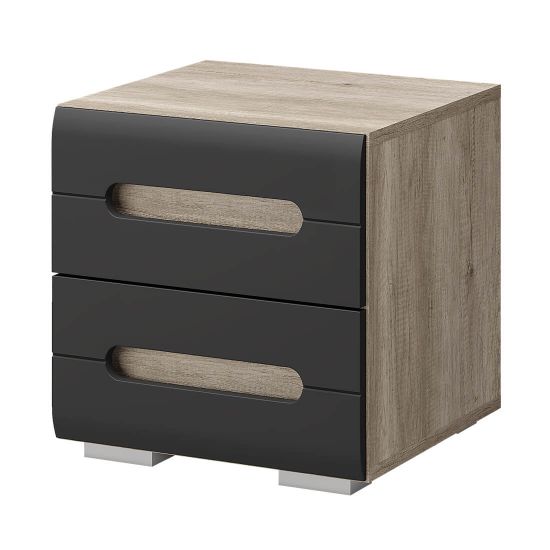 Наоми ТБ-15 Тумба прикроватная дуб каньон/графит