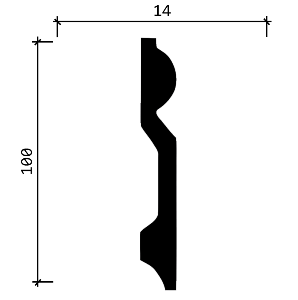 Плинтус DD137