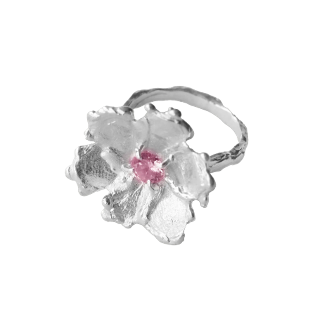 Кольцо BIG PINK FLOWER