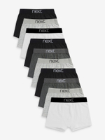 Трусы для мальчика Next U10-602, 10 шт., Серый, Черный, Белый
