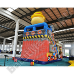 Коммерческий надувной батут "Большой строитель"