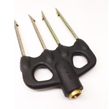 Наконечник четырехзубец Sigalsub Fiocina Mini 61 с гальваническим покрытием в нейлоне