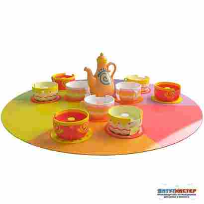 Карусель посуда «Конфетная карусель» 9 чашек, 18 мест, 12×12×3 м