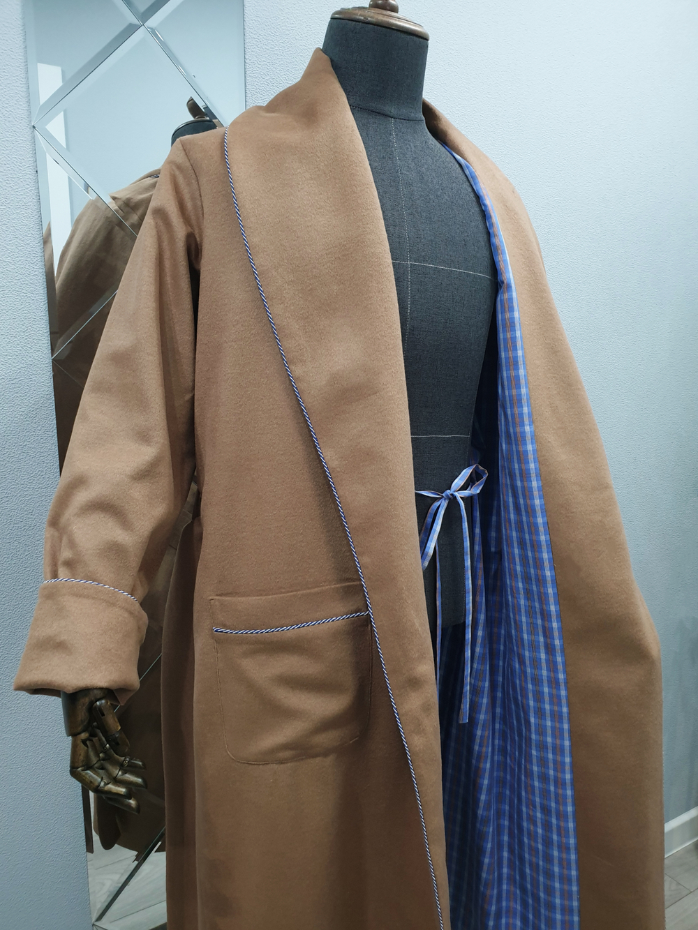 Халат кашемировый с шерстью альпаки