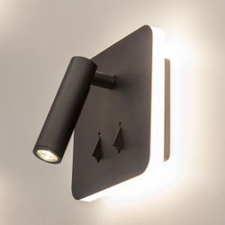 Citilux Декарт CL704421 LED Бра с выключателем Чёрное