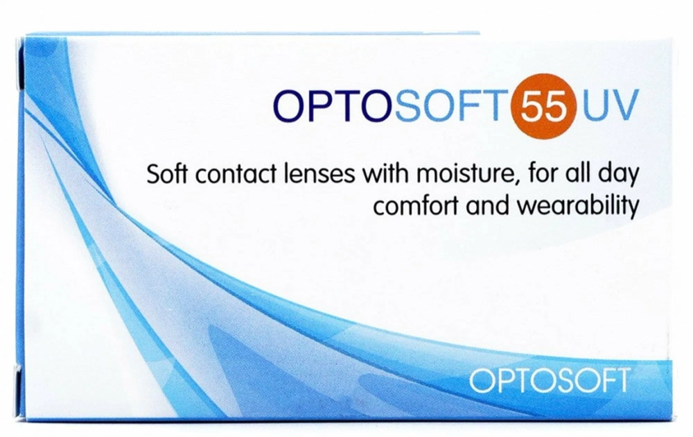Ежемесячные контактные линзы Optosoft 55 UV (уп. 6 линз)