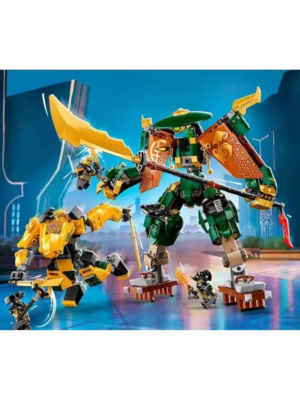 Конструктор Командные роботы Ллойда и Арин 784 детали