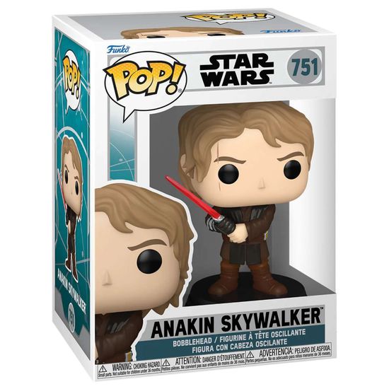 Фигурка Funko POP! Bobble Star Wars Ahsoka S3 Anakin Skywalker (751) 83763 / Фигурка Фанко ПОП! по мотивам вселенной "Звездные войны", Энакин Скайуокер
