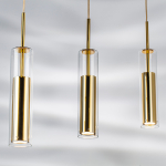 756012 Люстра CILINO 1х40W GU10 ЗОЛОТО