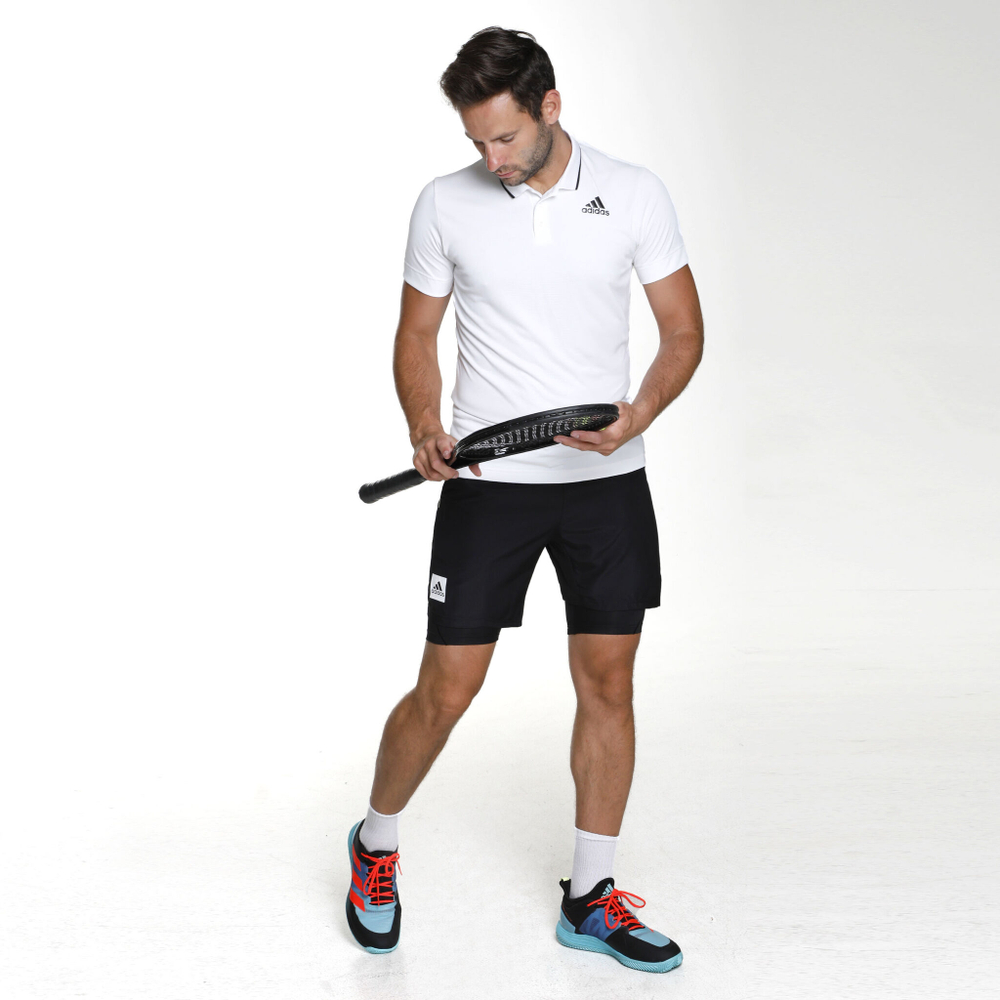 Мужское теннисное поло adidas Freelift Polo Men - White