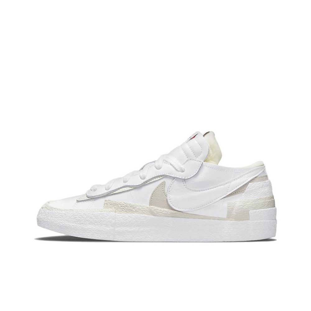 Кроссовки Sacai x Nike Blazer Low 'White Grey' DM6443‑100