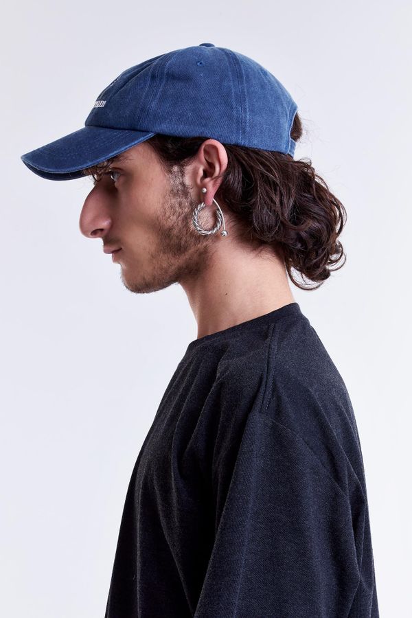 Кепка Ромашка темно-синяя - фото 4