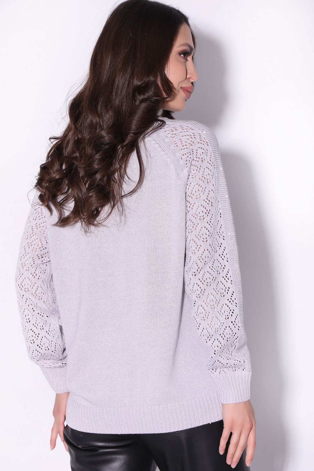 Пуловер "Ягодный пунш" (жемчуг) Elza (Акция)