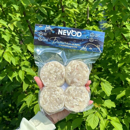 Биточки из креветки и кальмаров