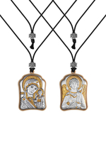 Казанская БМ-Ангел Хранитель, подвеска 2х сторонняя 30х40