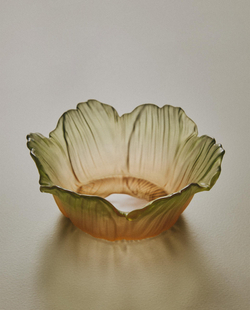 Zara Home миска из стекла, цвет зелёный, 15 см