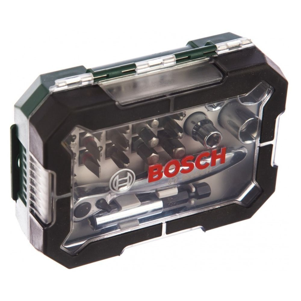 Набор бит Bosch, 26 шт, с шестигранником, кейс