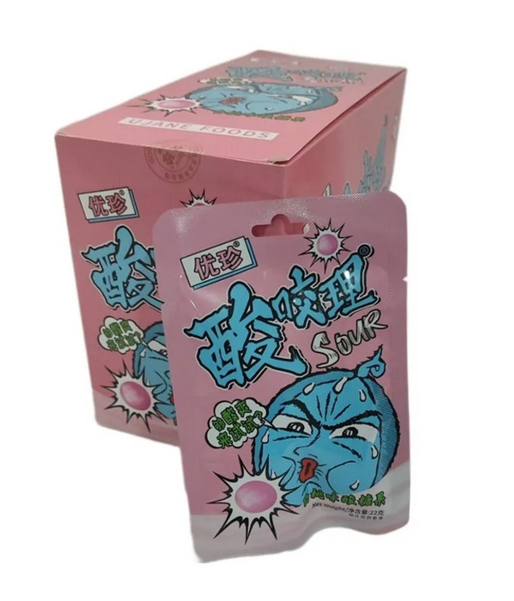 Конфеты UJANE SOUR персик 20шт*22гр