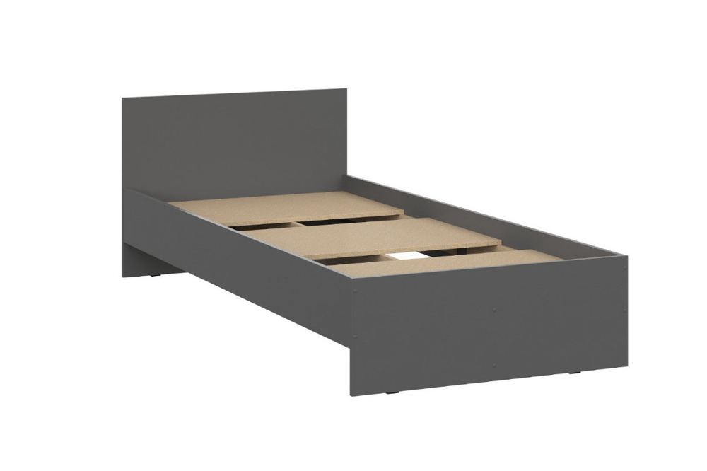 Денвер кровать односпальная 0,9х2,0 графит