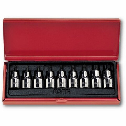 233 1/2 NTX/C9 Набор в ящике из листовой стали 9 шт, USAG (Италия)