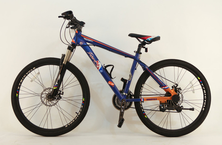 Велосипед 26" Т7 (NBA) 24скор (алюминиевая рама, гидравлический тормоз) Синий (T7-8)