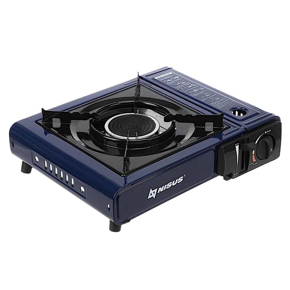 Газ. плита Nisus N-BDZ-155C-B в кейсе Горелка керамическая с переходником 2.1кВт 100г/ч 1.37кг