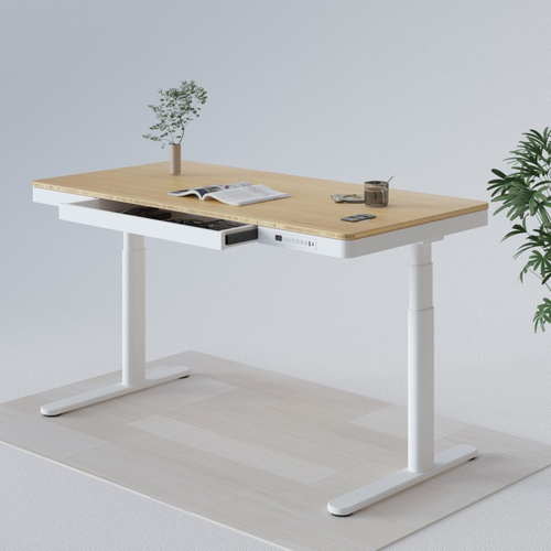 Стол для компьютера с электроприводом, QI-зарядкой и USB-портами FoxGear LIFTISCH FG-ED-55W