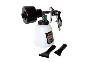 Пистолет пневматический''Tornado'' с насадкой-пеногенератором и 2-я насадками для труднодоступных мест(емкость1л,6bar,расход воздуха 120л/мин) Forsage F-203811A