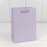 Пакет подарочный 14х20х8см Премиум "Элегант" (Сиреневый)