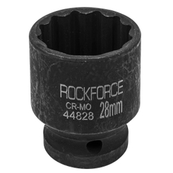 Головка ударная 28мм 12гр. 1/2'' RockForce RF-44828