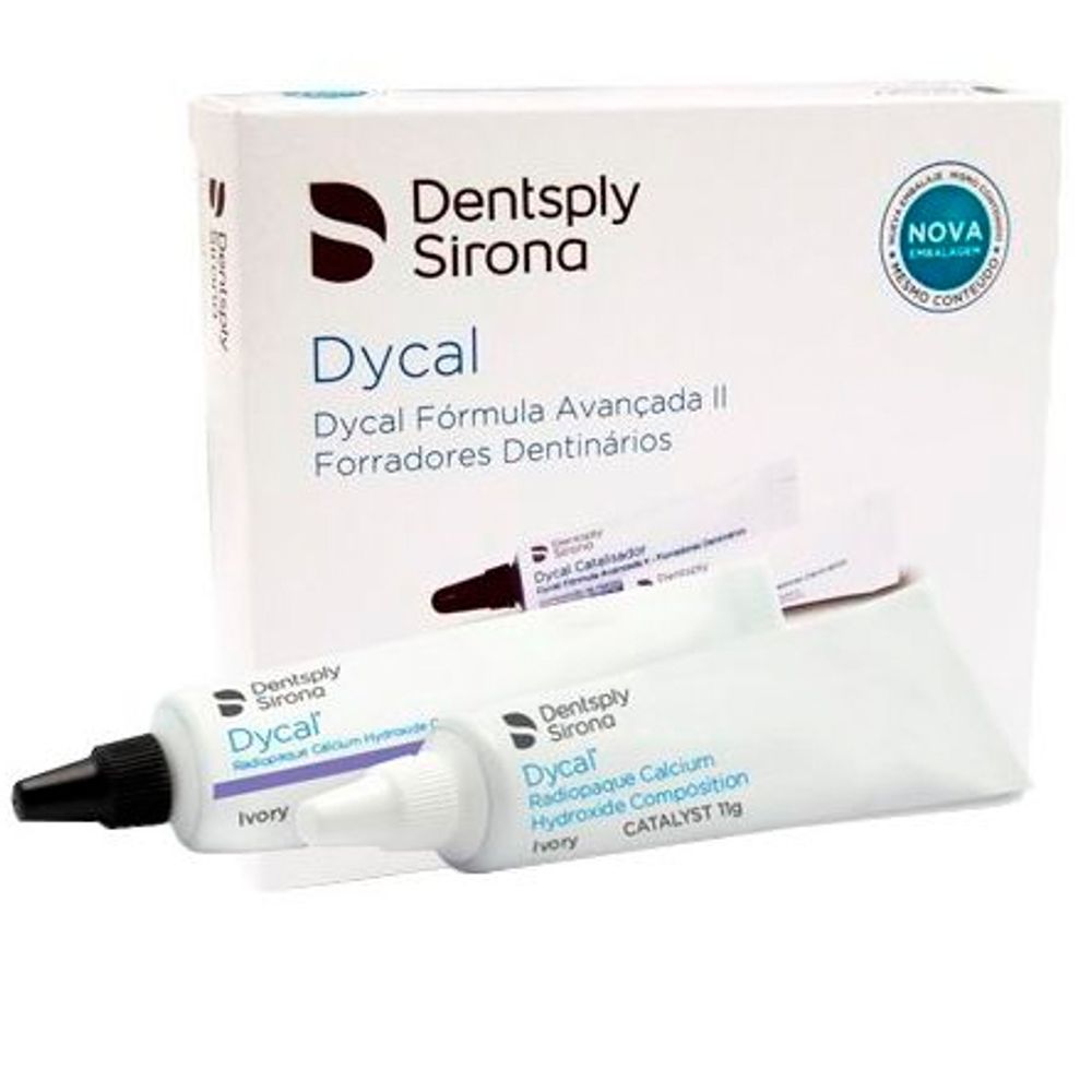 Dycal Ivory (13гр.+11гр.) Дайкал Ивори (цвет слоновая кость), прокладочный из гидрооксида кальция