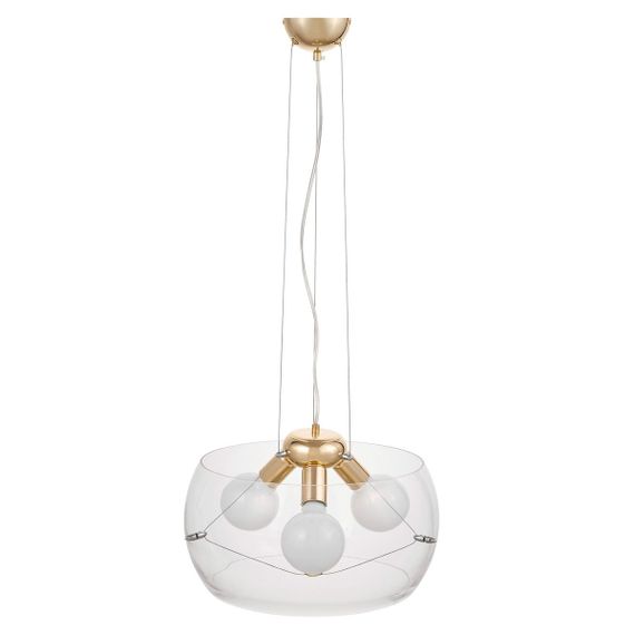 Подвесная люстра Lumina Deco Globo LDP 6018-400 PR+F.GD