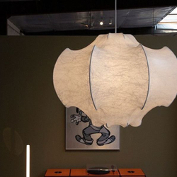 Люстра из перетянутого шелка 🤍