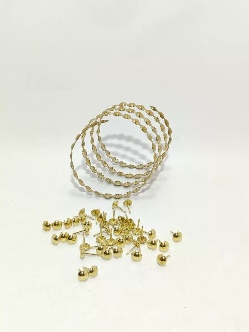 Гвоздевая лента для мебели "Золото" молдинги для мебели