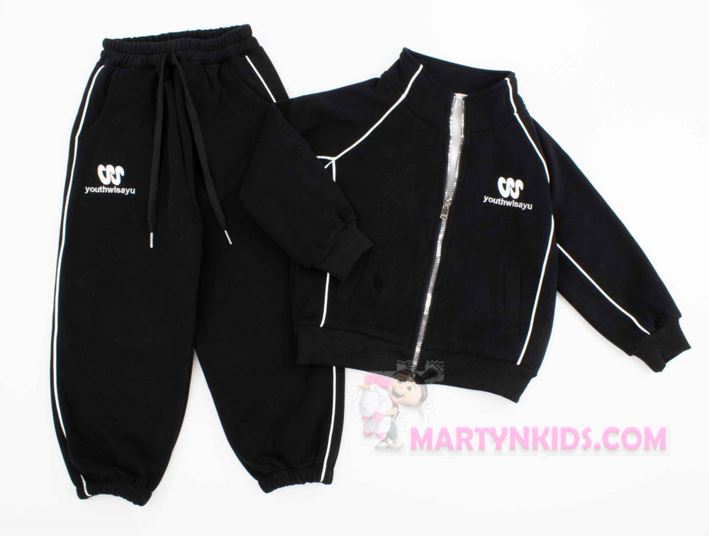 теплый спортивный костюм серебряная молния  5021