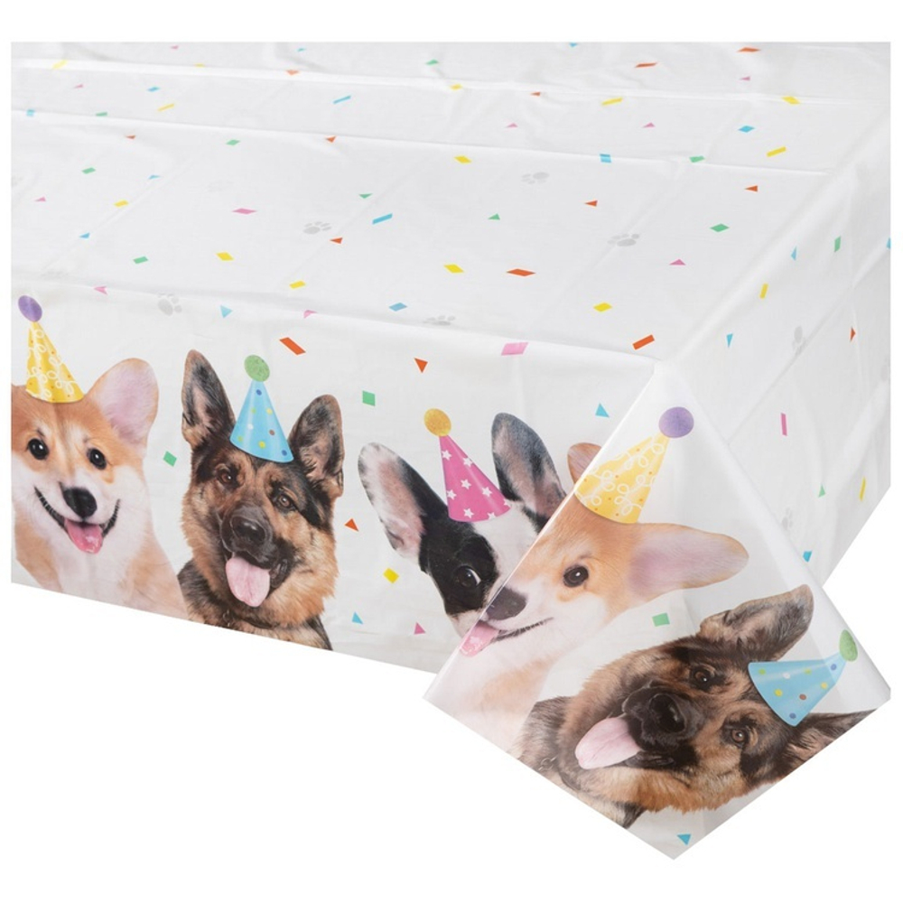 Скатерть полиэтиленовая «Собачки» фотографичные, 130×180 см