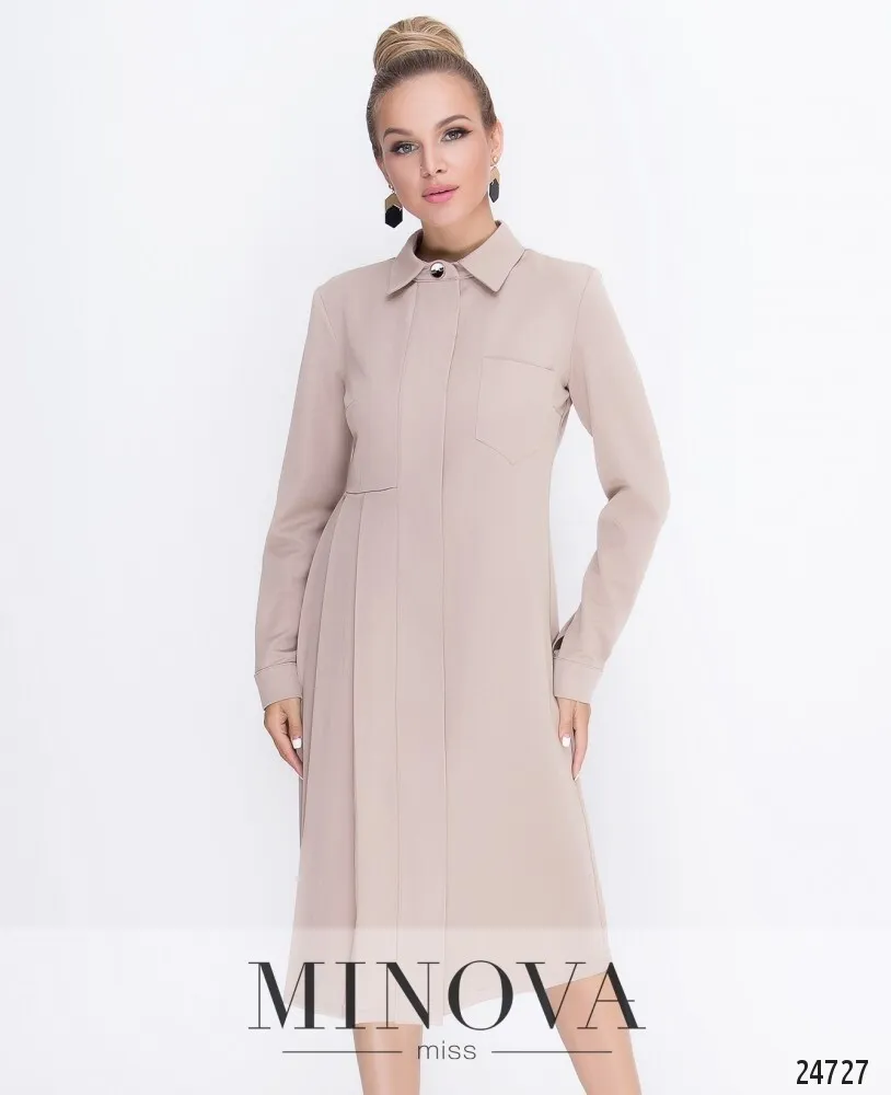 Платье 3099-бежевый Minova