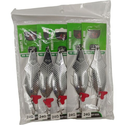 Набор блесен 24g VISIBILITY NOISE  №40